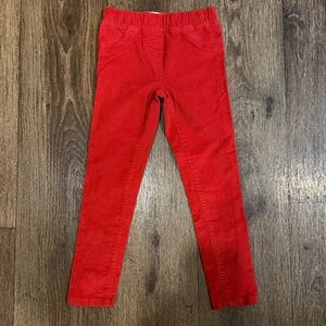 ITEM SOLD - Mini Boden Corduroy Vibratant Red Pants